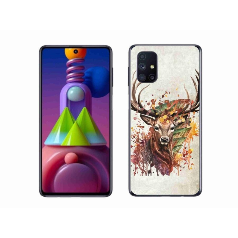 Gél tok mmCase a Samsung Galaxy M51 készülékhez - szarvas 1