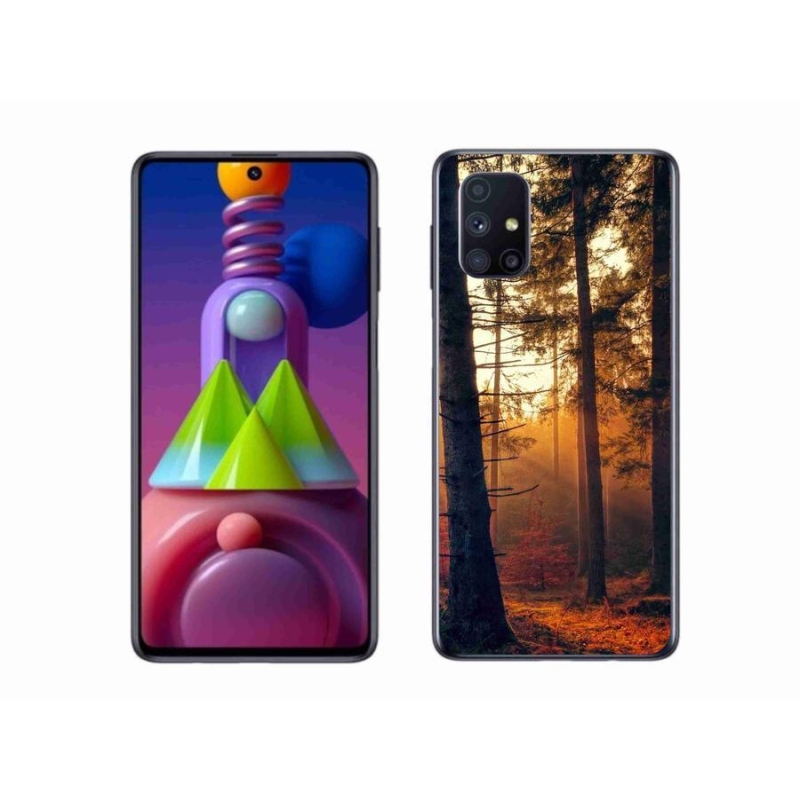Gél tok mmCase a Samsung Galaxy M51 készülékhez - erdő