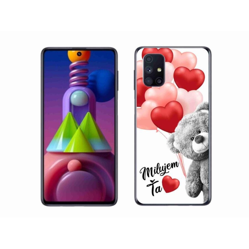 Gél tok mmCase a Samsung Galaxy M51 készülékhez - I love you en