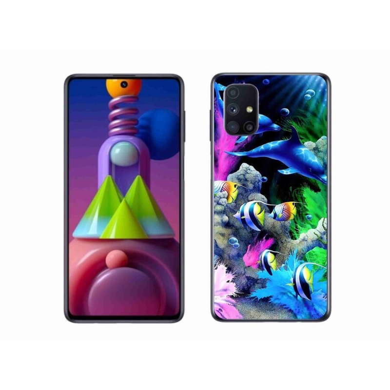Gél tok mmCase mobiltelefonhoz Samsung Galaxy M51 - tengeri világ