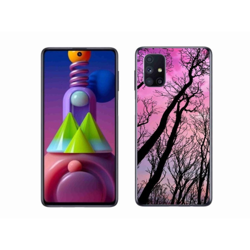 Gél tok mmCase mobiltelefonhoz Samsung Galaxy M51 - kidőlt fák
