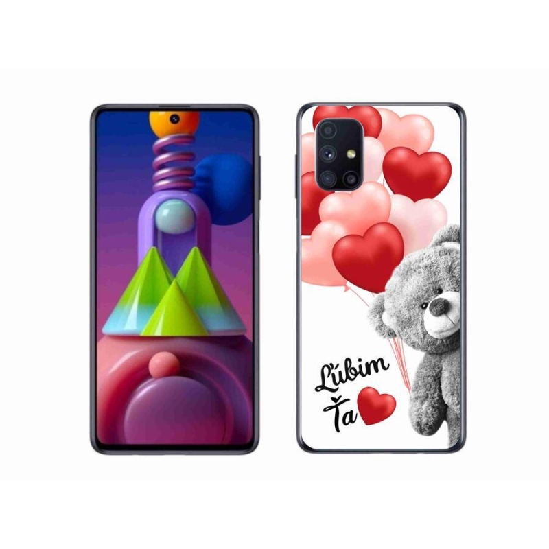 Gél tok mmCase mobiltelefonhoz Samsung Galaxy M51 - I love you en