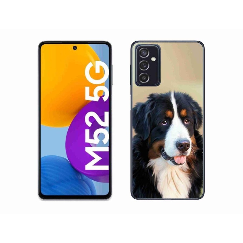 Gél tok mmCase Samsung Galaxy M52 5G - Berni Hegyi Kutya számára