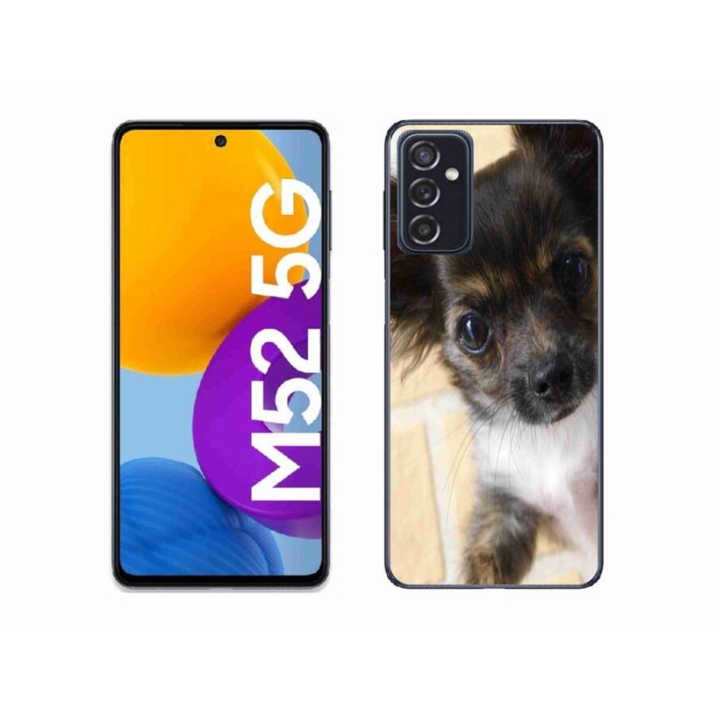 Gél tok mmCase mobiltelefonhoz Samsung Galaxy M52 5G - chihuahua 2