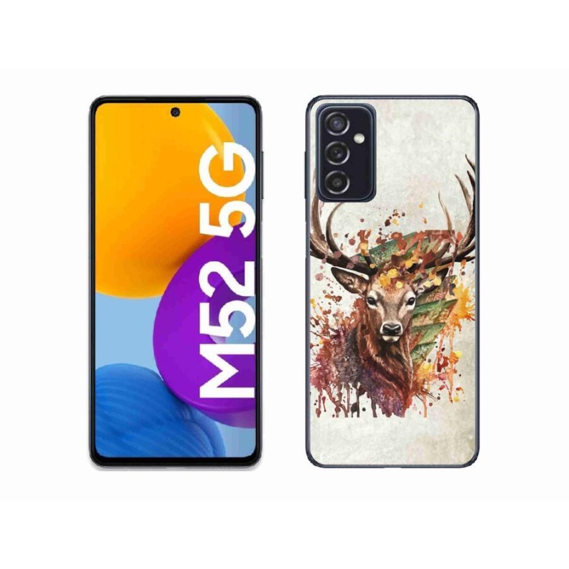 Gél tok mmCase a Samsung Galaxy M52 5G készülékhez - szarvas 1