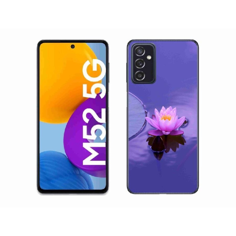 Gél tok mmCase mobil Samsung Galaxy M52 5G - virág a vízen