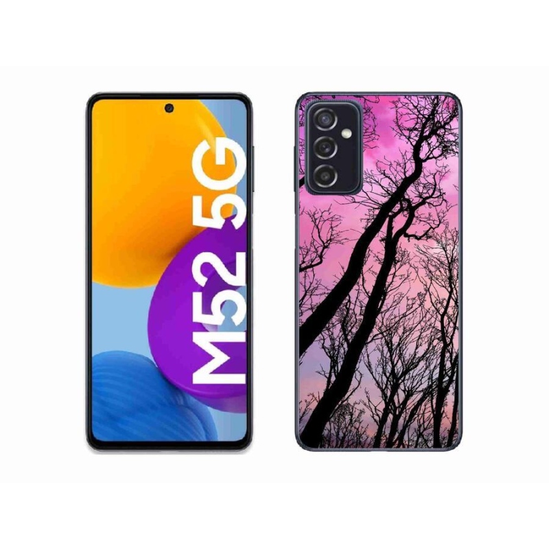 Gél tok mmCase a Samsung Galaxy M52 5G készülékhez - kidőlt fák
