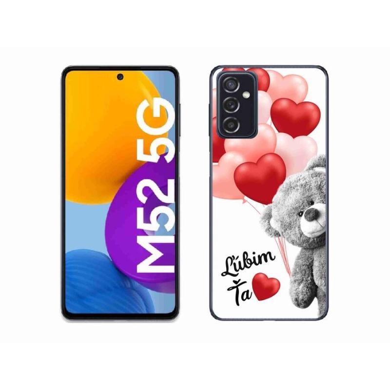 Gél tok mmCase a Samsung Galaxy M52 5G készülékhez - I love you en