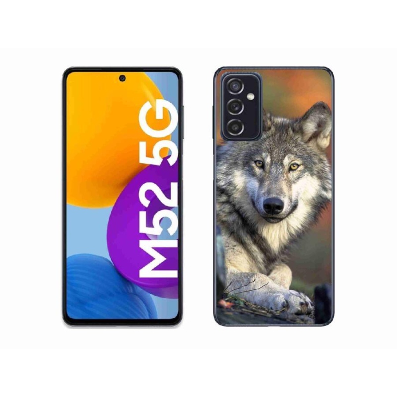 Gél tok mmCase a Samsung Galaxy M52 5G készülékhez - farkas
