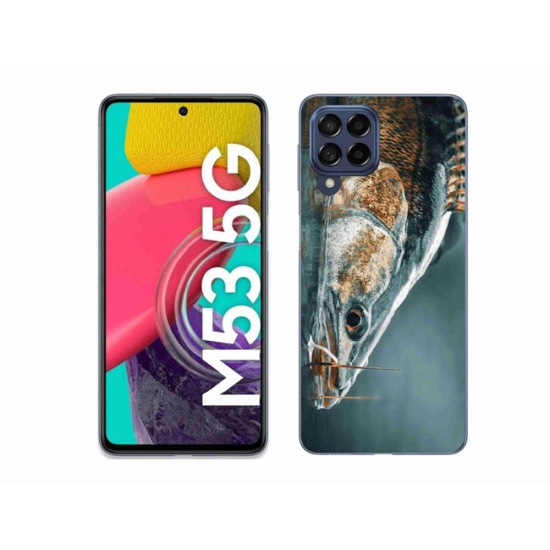 Gél tok mmCase a Samsung Galaxy M53 5G készülékhez - ananász