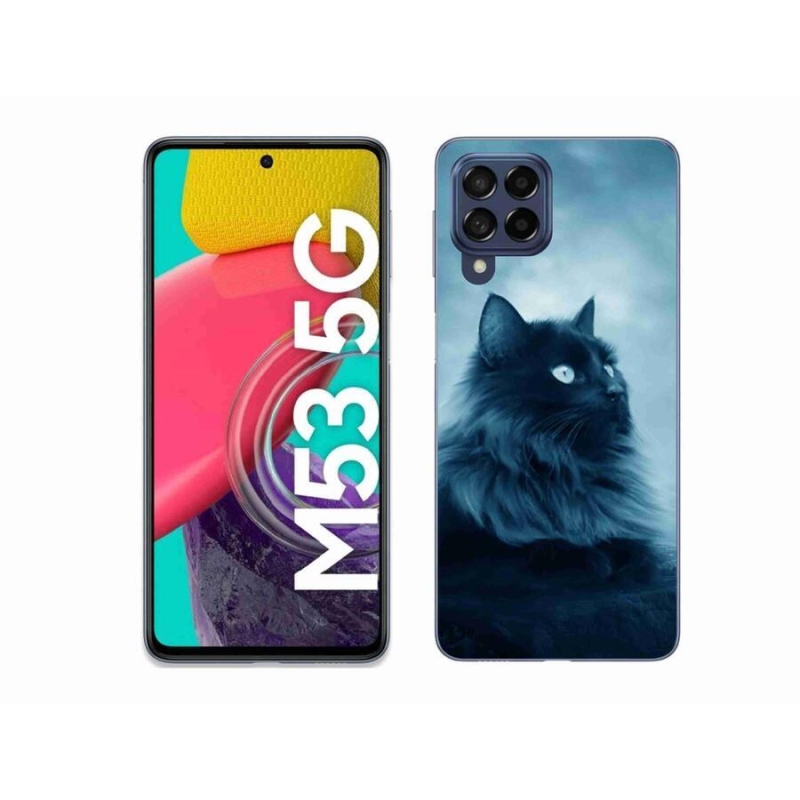 Gél tok mmCase a Samsung Galaxy M53 5G készülékhez - fekete katica 1