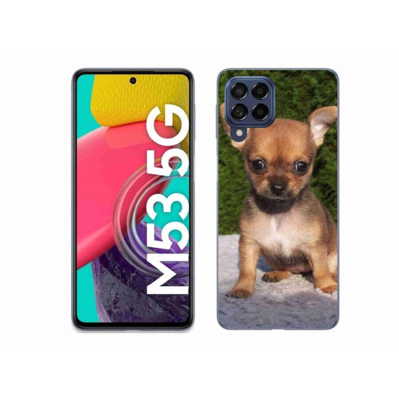 Gél tok mmCase mobil Samsung Galaxy M53 5G - chihuahua 3