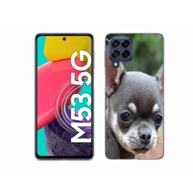 Gél tok mmCase mobiltelefonhoz Samsung Galaxy M53 5G - chihuahua