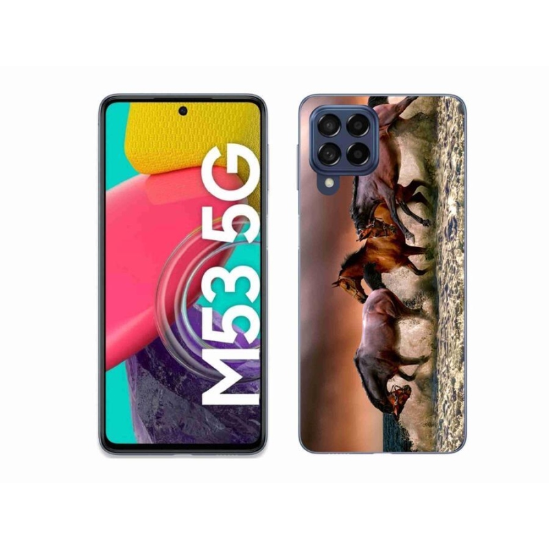 Gél tok mmCase mobiltelefonhoz Samsung Galaxy M53 5G - lovak 1