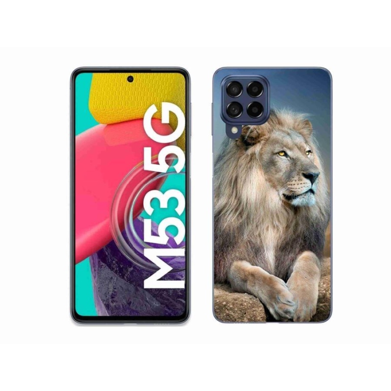 Gél tok mmCase a Samsung Galaxy M53 5G készülékhez - Lion 1