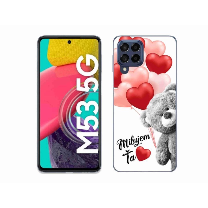 Gél tok mmCase Samsung Galaxy M53 5G - Szeretlek