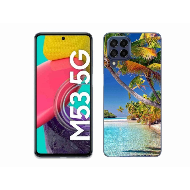 Gél tok mmCase a Samsung Galaxy M53 5G készülékhez - tengerparton