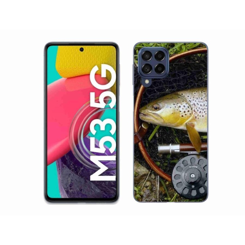 Gél tok mmCase mobiltelefonhoz Samsung Galaxy M53 5G - pisztráng 2