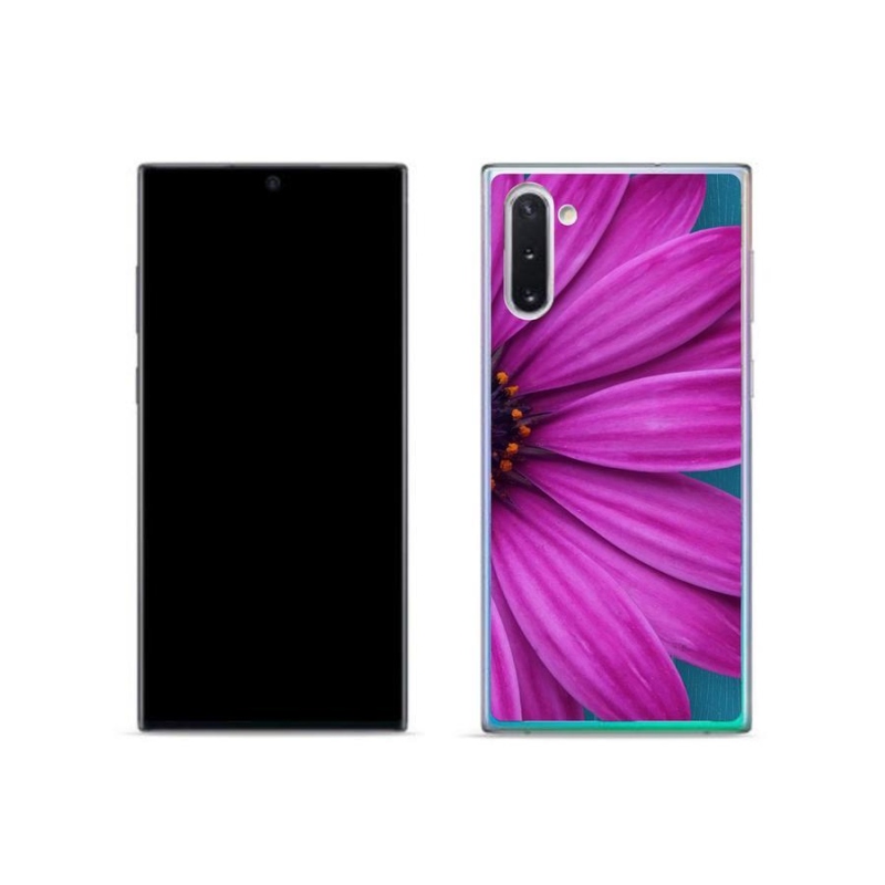 Gél tok mmCase Samsung Galaxy Note 10 készülékhez - lila margaréta