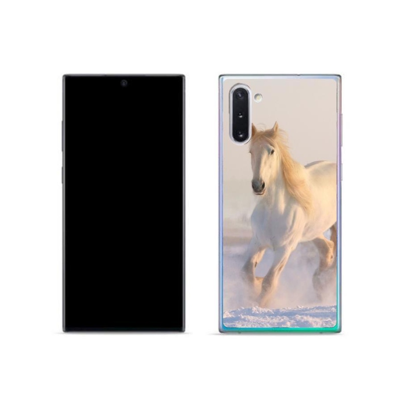 Gél tok mmCase a Samsung Galaxy Note 10 készülékhez - ló a hóban
