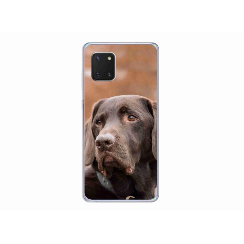 Gél tok mmCase Samsung Galaxy Note 10 Lite készülékhez - barna labrador