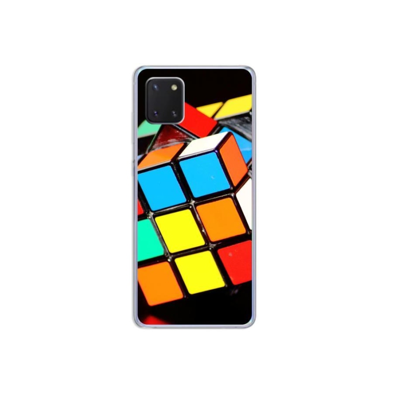 Gél tok mmCase Samsung Galaxy Note 10 Lite készülékhez - Rubik-kocka