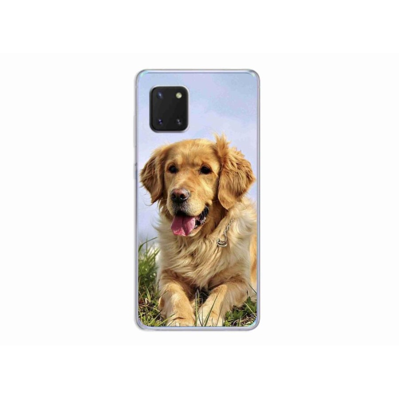 Gél tok mmCase Samsung Galaxy Note 10 Lite készülékhez - arany retriever