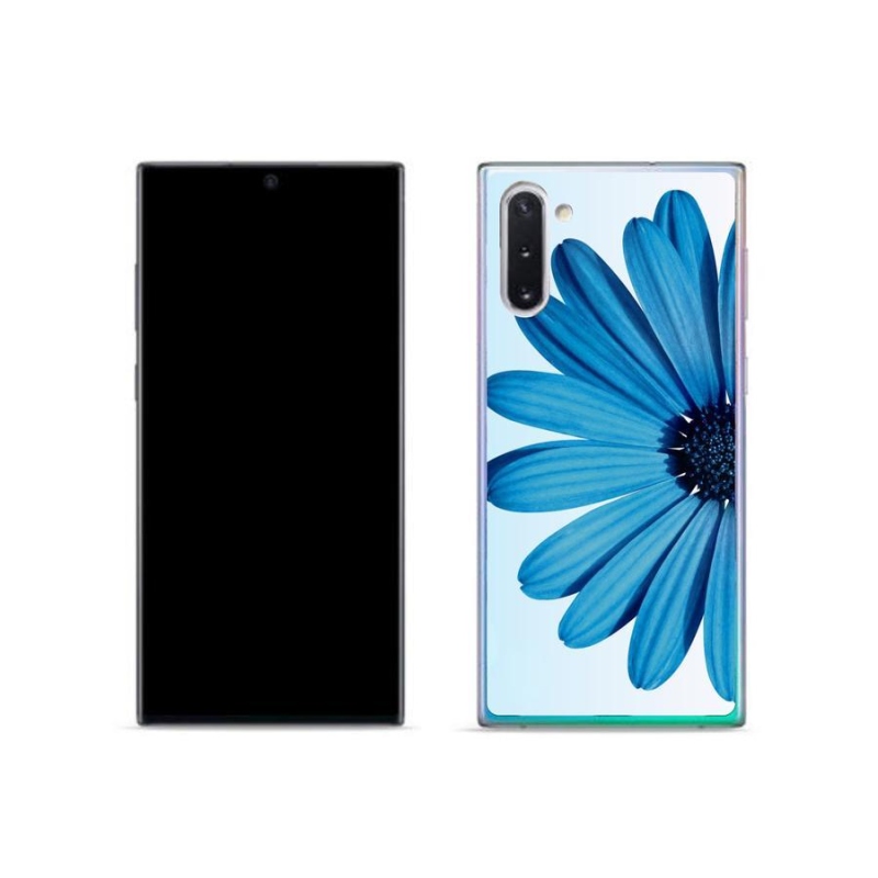 Gél tok mmCase Samsung Galaxy Note 10 készülékhez - kék margaréta