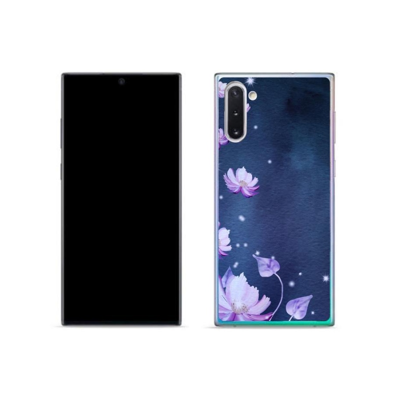 Gél tok mmCase a Samsung Galaxy Note 10 készülékhez - hulló virágok