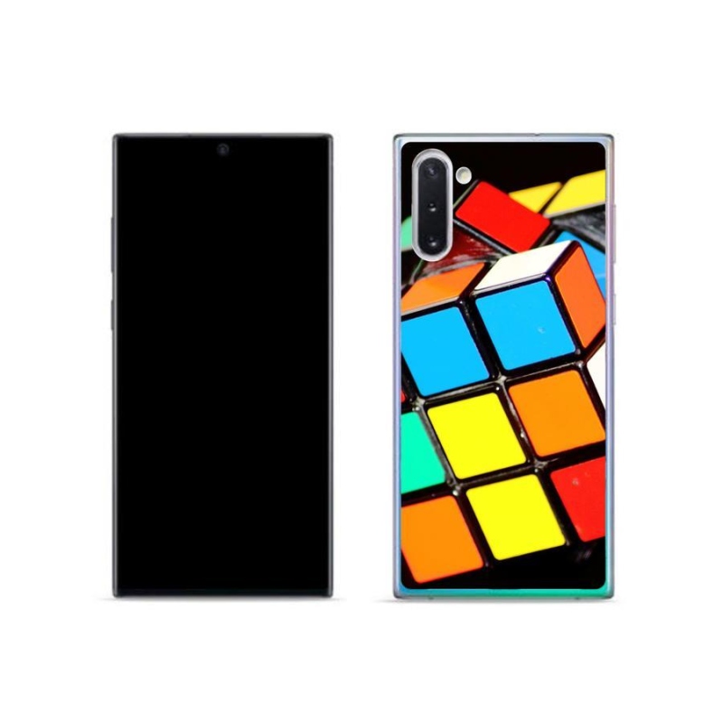 Gél tok mmCase a Samsung Galaxy Note 10 készülékhez - Rubik-kocka