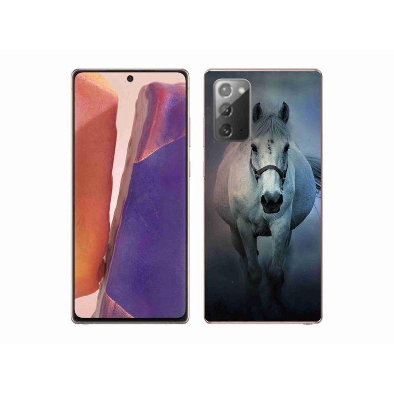Gél tok mmCase Samsung Galaxy Note 20/Note 20 5G - futó fehér ló