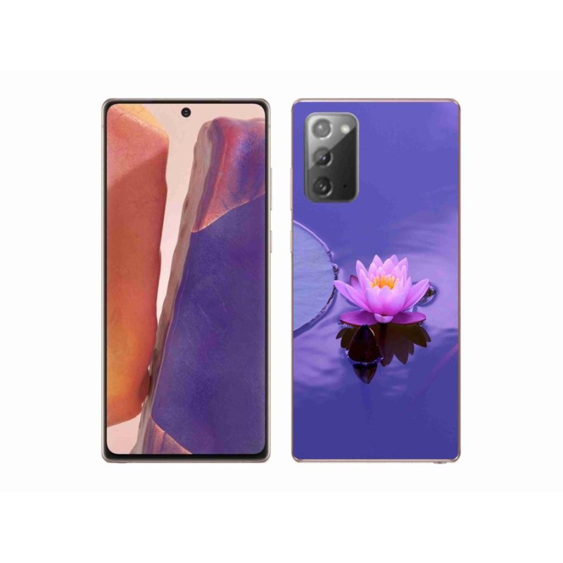 Gél tok mmCase Samsung Galaxy Note 20/Note 20 5G - virág a felszínen