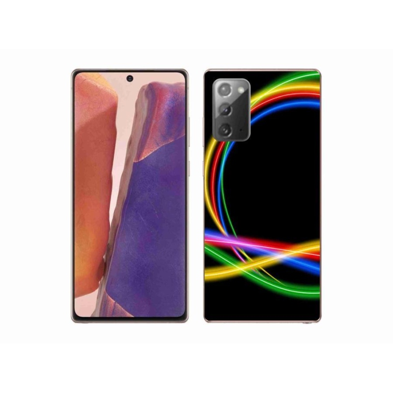 Gél tok mmCase Samsung Galaxy Note 20/Note 20 5G - neon körökhöz