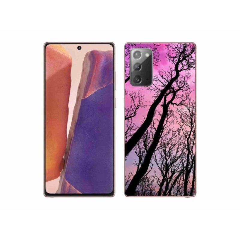 Gél tok mmCase a Samsung Galaxy Note 20/Note 20 5G készülékhez - kidőlt fák