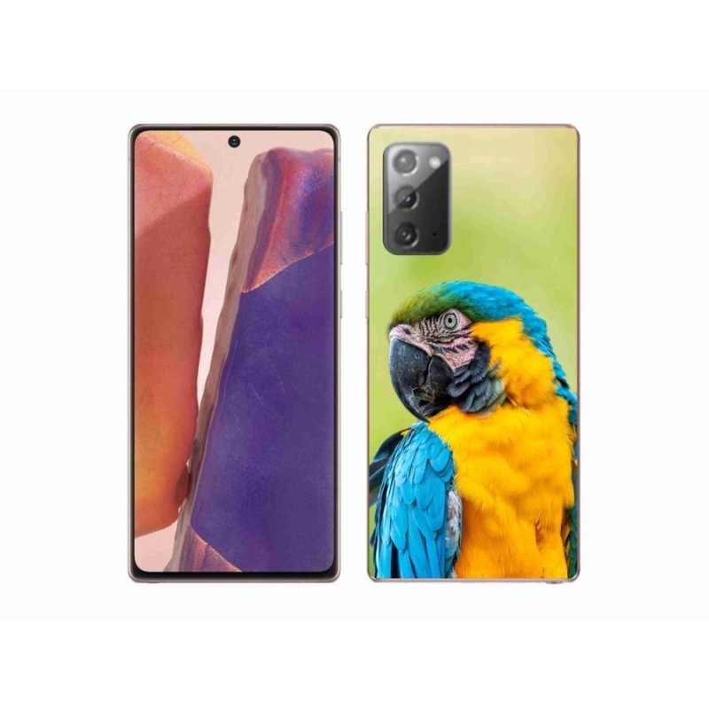 Gél tok mmCase a Samsung Galaxy Note 20/Note 20 5G készülékhez - papagáj ara 2