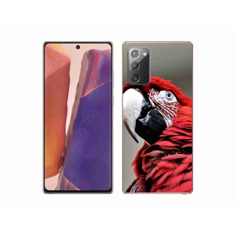 Gél tok mmCase Samsung Galaxy Note 20/Note 20 5G - papagáj ara piros