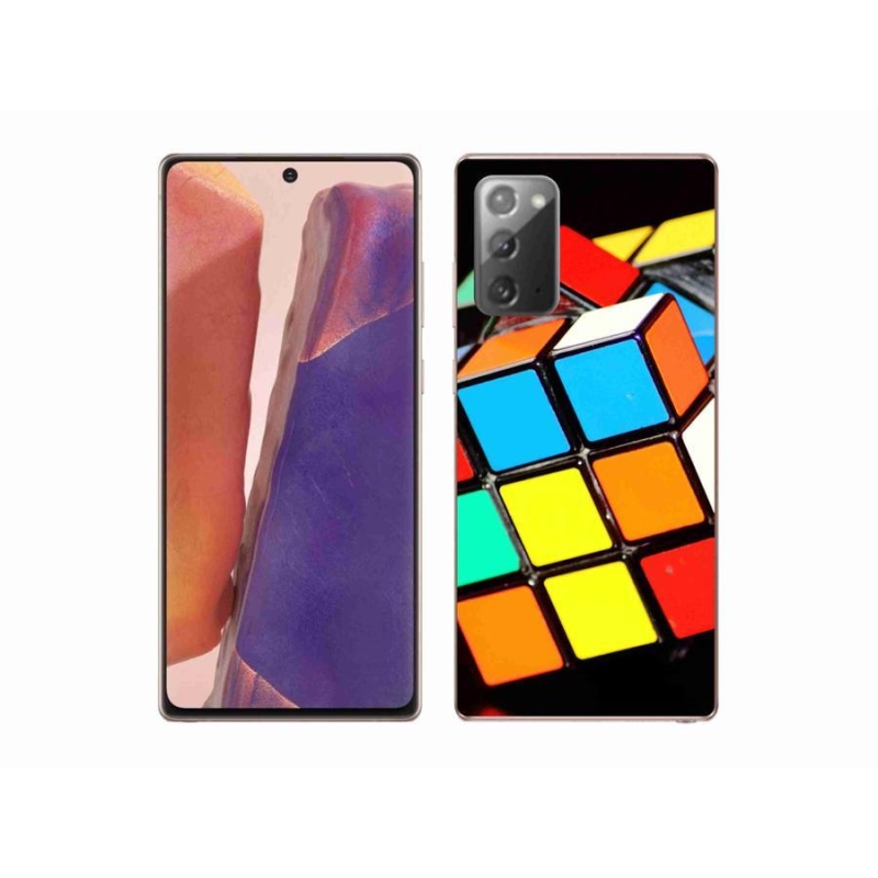 Gél tok mmCase Samsung Galaxy Note 20/Note 20 5G - Rubik-kocka Samsung Galaxy Note 20/Note 20 5G számára