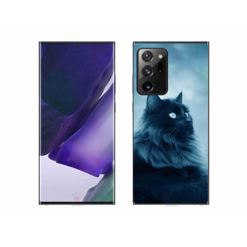 Gél tok mmCase a Samsung Galaxy Note 20 Ultra készülékhez - fekete cat 1