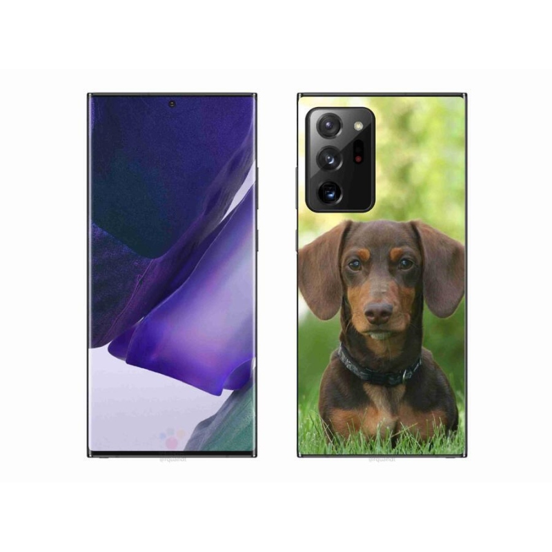 Gél tok mmCase a Samsung Galaxy Note 20 Ultra készülékhez - barna tacskó