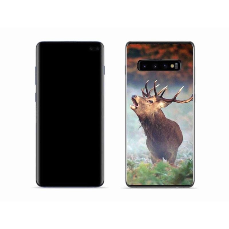 Gél tok mmCase a Samsung Galaxy S10 készülékhez - szarvas 2