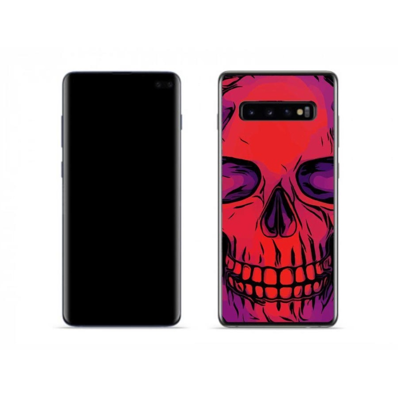 Gél tok mmCase Samsung Galaxy S10 készülékhez - koponya