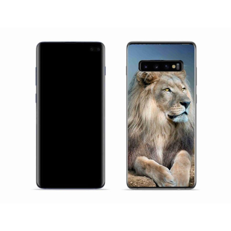 Gél tok mmCase a Samsung Galaxy S10 készülékhez - Lion 1