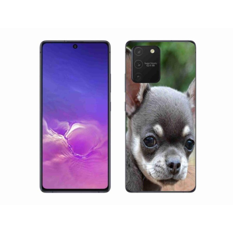 Gél tok mmCase mobiltelefonhoz Samsung Galaxy S10 Lite - chihuahua