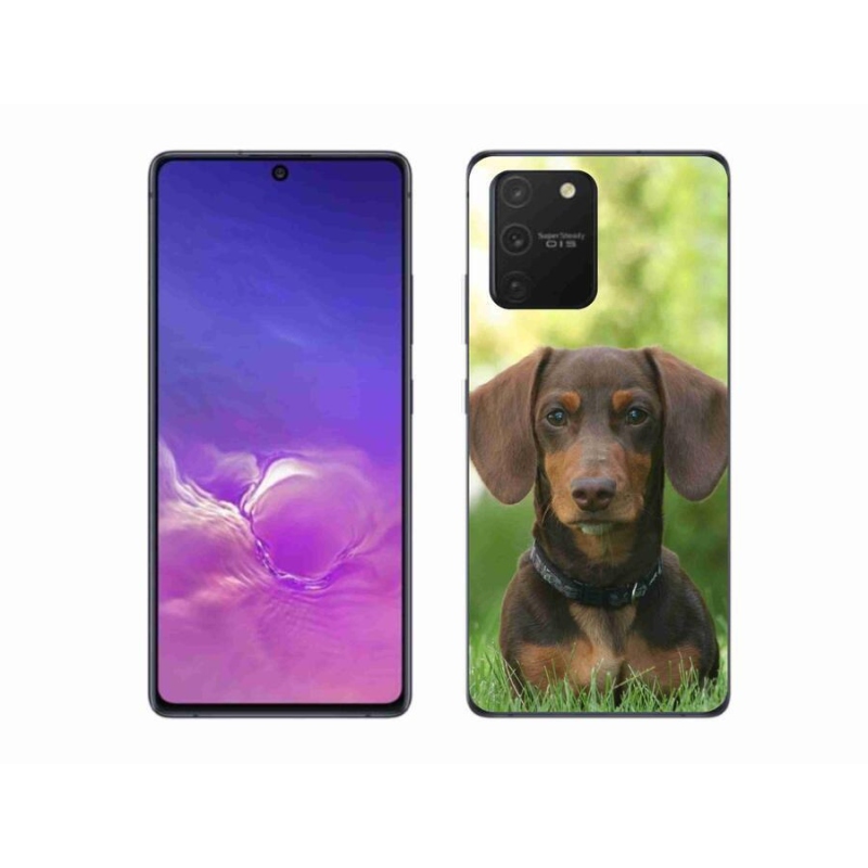 Gél tok mmCase Samsung Galaxy S10 Lite készülékhez - barna tacskó