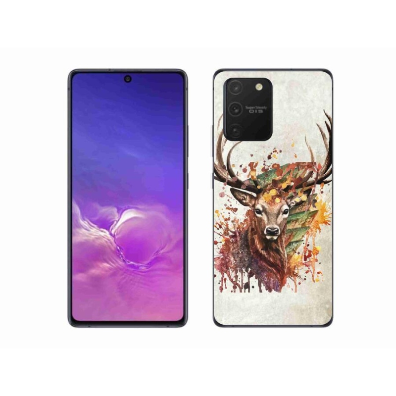 Gél tok mmCase Samsung Galaxy S10 Lite készülékhez - szarvas 1