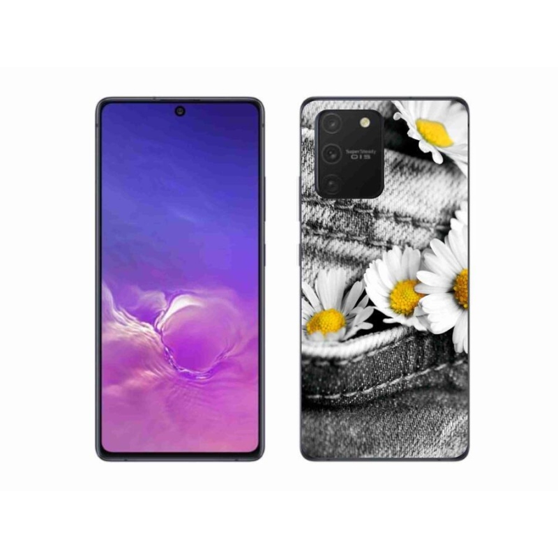 Gél tok mmCase mobiltelefonhoz Samsung Galaxy S10 Lite - százszorszépek