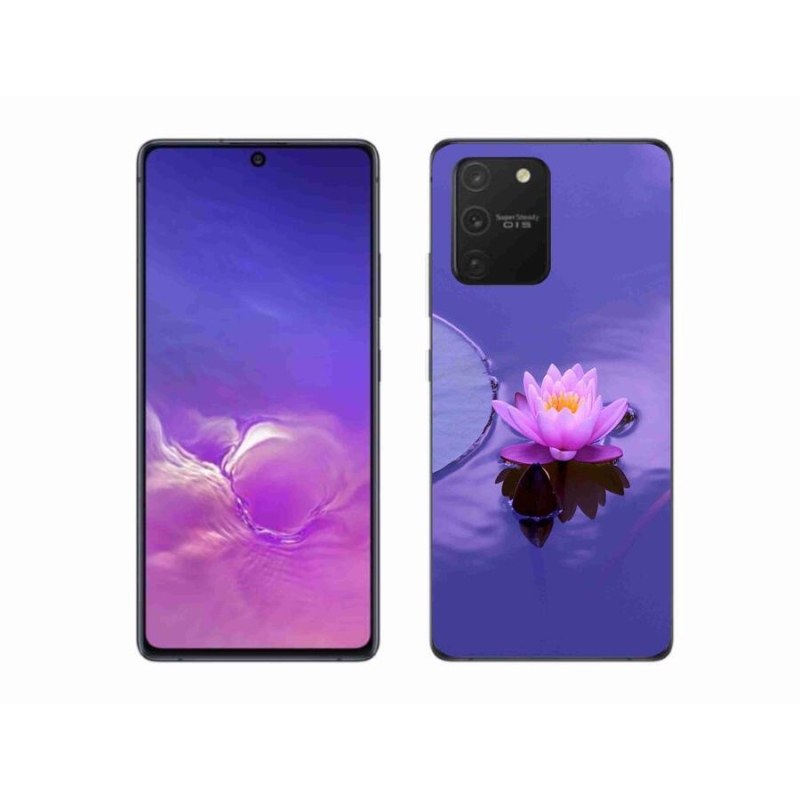 Gél tok mmCase mobil Samsung Galaxy S10 Lite - virág a felszínen