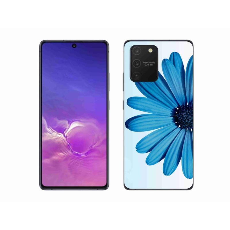 Gél tok mmCase Samsung Galaxy S10 Lite készülékhez - kék margaréta