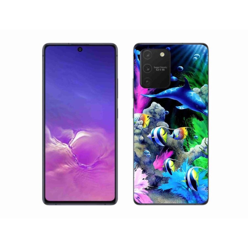 Gél tok mmCase a mobil Samsung Galaxy S10 Lite készülékhez - tengeri világ