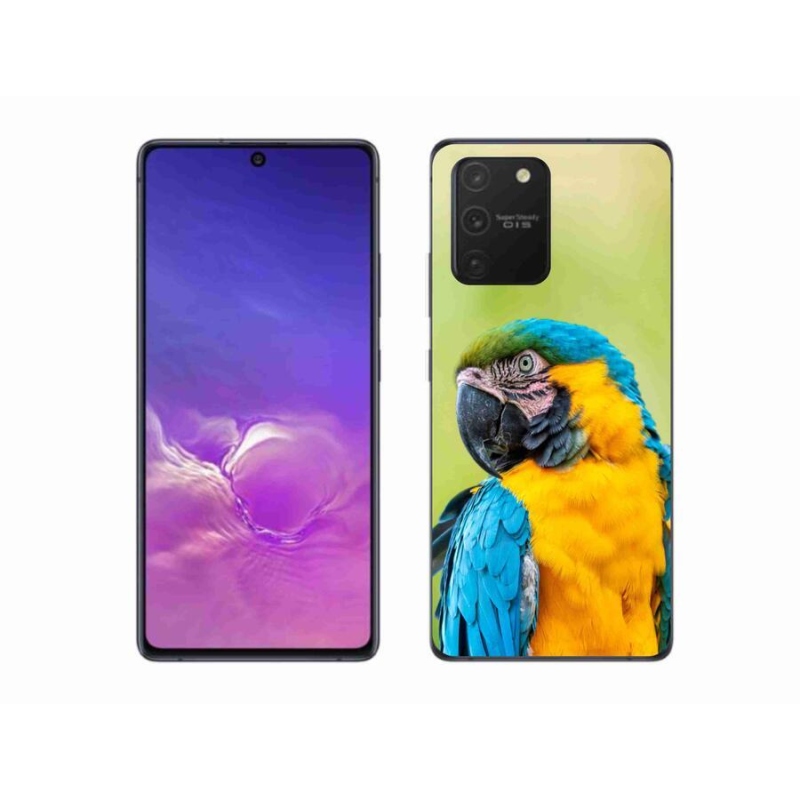 Gél tok mmCase Samsung Galaxy S10 Lite készülékhez - papagáj ara 2